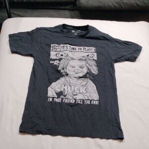 Childs Play 2 Black Graphic T-Shirt Size Small